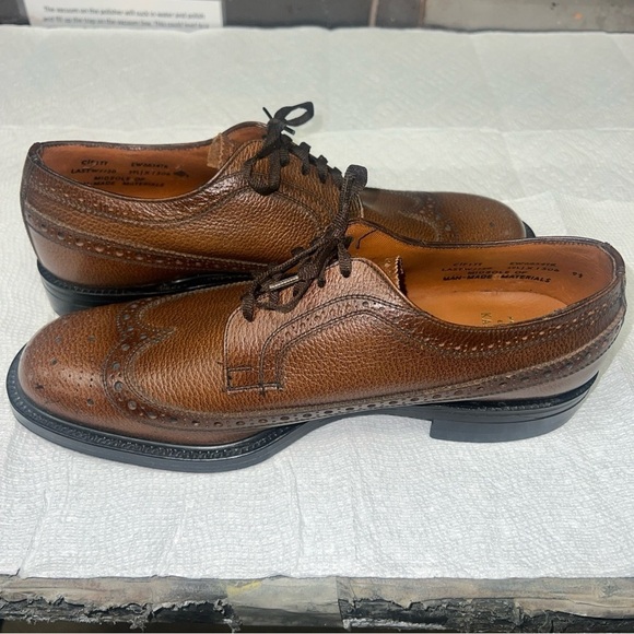 Brown Wingtip Oxfords by Kaufmann’s Size 9.5M - Picture 7 of 12